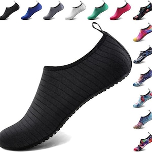 Water Shoes for Women Men Quick-Dry Aqua Socks Swim Beach Barefoot Yoga Exercise Wear Sport Pool Camping Must Haves Adult Youth Size