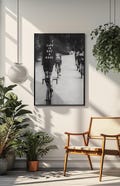 Life Is Not A Race Cyclist Wall Art | B&W Bike Photo Print | Motivational Quote Poster | Gift for Cyclist | Shipped Physical Print product logo