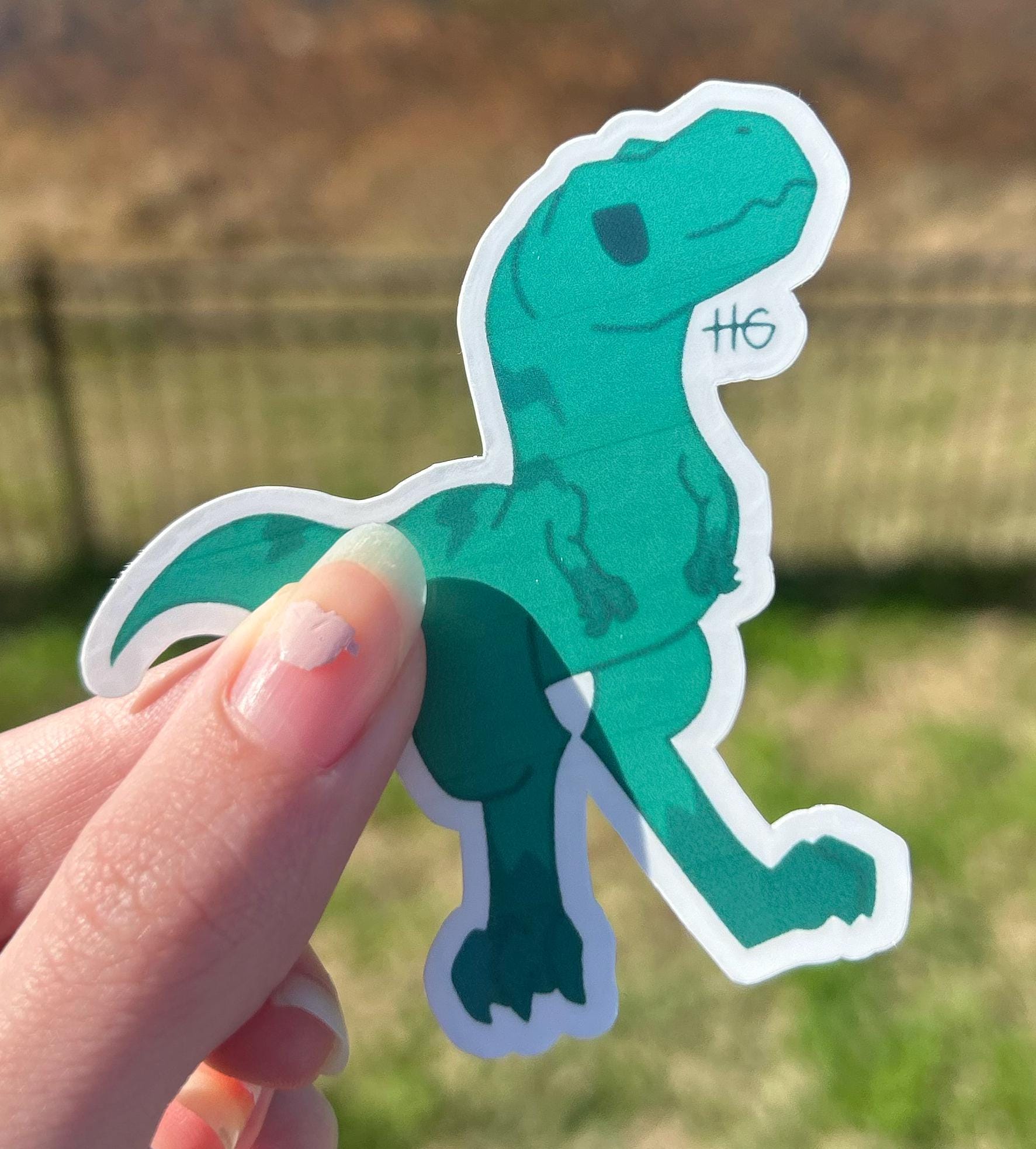 T Rex Ranch Sticker Tyrannosaurus Rex Sticker - Etsy