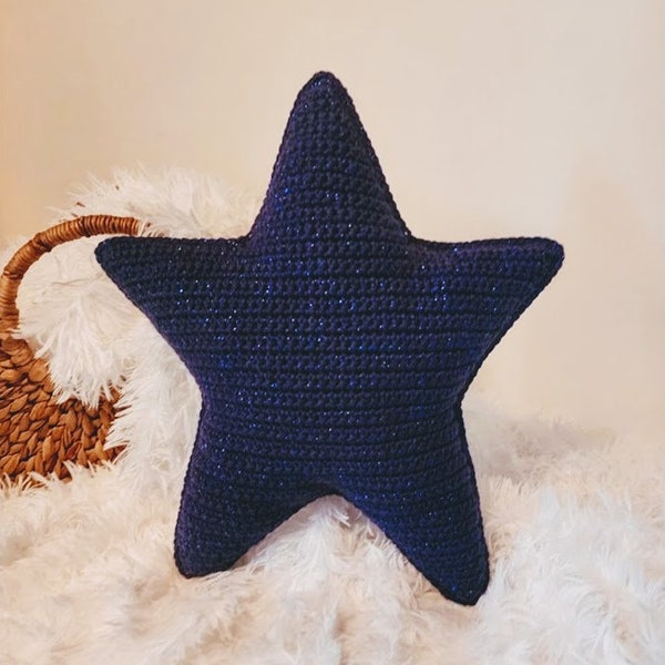 Star Pillow Crochet Pattern - Realistic Star Pillow Crochet Pattern - Star Amigurumi Crochet Pattern - Unique Crochet - Instant Download PDF