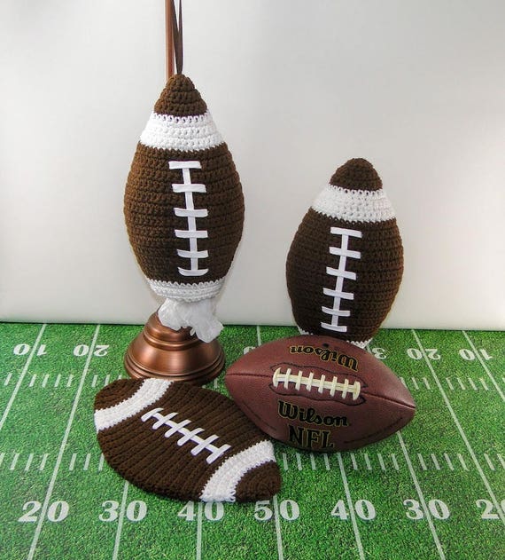 Football Crochet Pattern Crochet Football Pillow Potholder Etsy