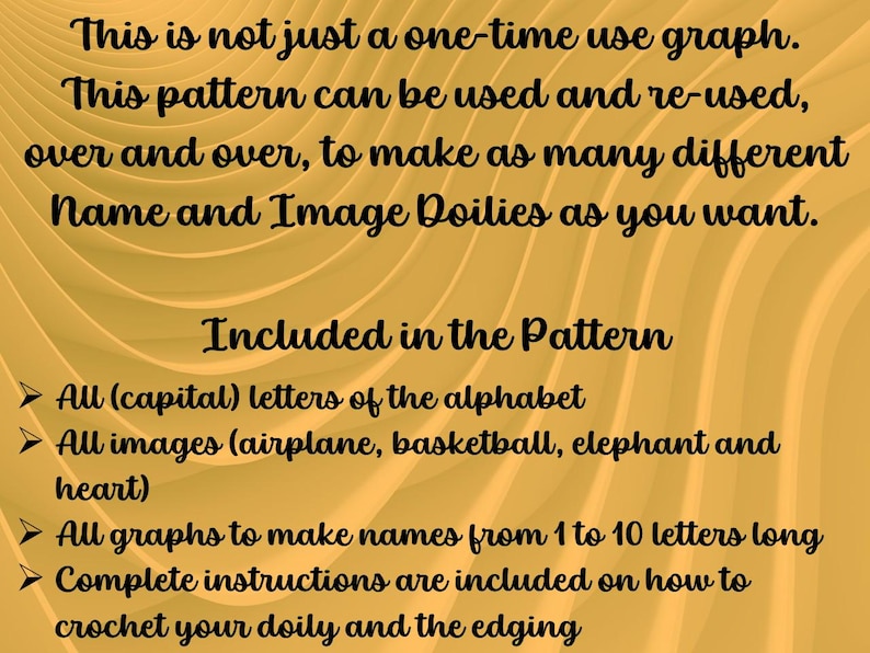 Personalized Crochet Name Doily Pattern – Name & Image - Basketball ...