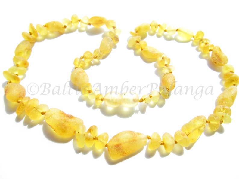 raw unpolished amber necklace for adults