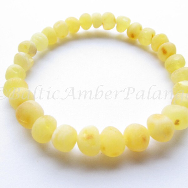 Raw Unpolished Baltic Amber Bracelet