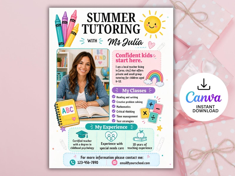 summer tutor flyer templatetutor flyertutoring template editabletutoring templatetutoring schedule and paytutoring flyertutoringsummer tutoring flyersummer tutoringflyers education marketingcanva teacher templatessummer tutor reading classtutoring services flyertutoring canvatutor flyer simpletutor small groupsummer tutoring advertisement 1-3 grades