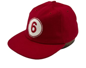 Any Number on a patch cap, Wool 6 panel cap with 2.5” visor,  any size cap. Hand crafted in the USA