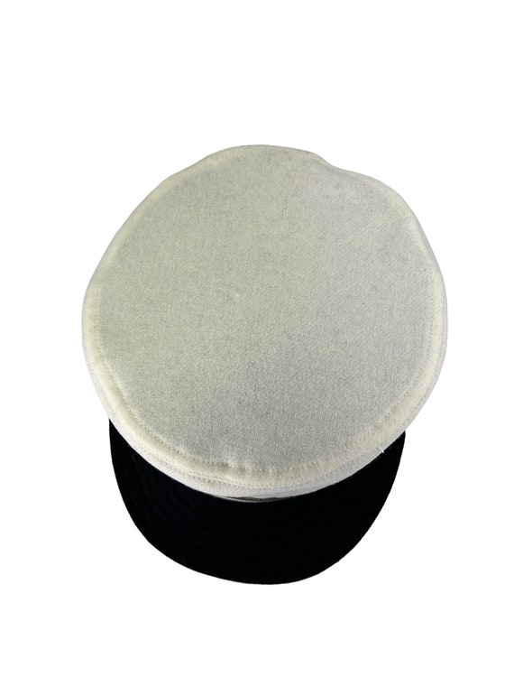 Franklin Farriers of Knoxville Vintage Base Ball Cap. White Wool Flannel, Fitted to Any Size.
