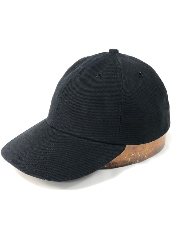 Black denim 6 panel cap with 2”, 2.5” or 3” visor. Select visor length and cap size at checkout.