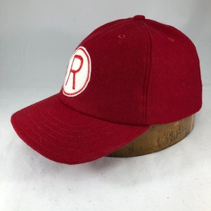 Rockford Peaches Women’s League baseball cap. Custom made to order by the original seamstress for the movie caps.