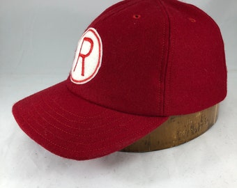 Rockford Peaches Women’s League baseball cap. Custom made to order by the original seamstress for the movie caps.