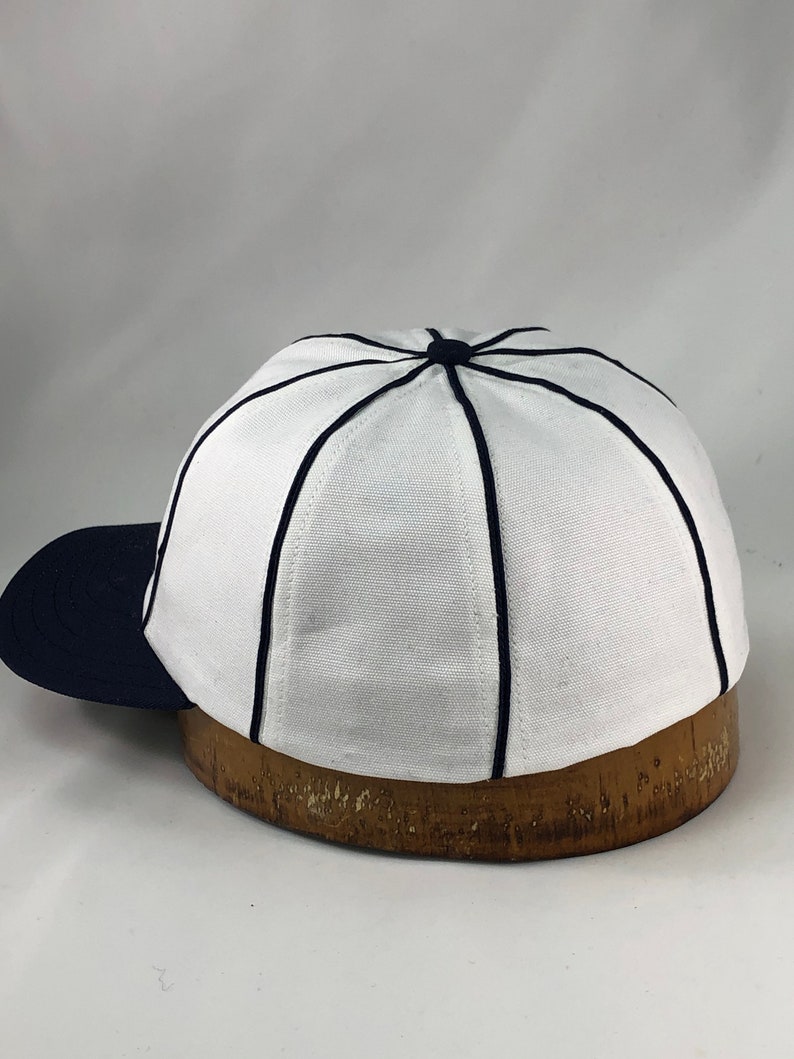 ISLAND POLICE 8 Panel Cap in Brushed Cotton Navy Soutache on - Etsy