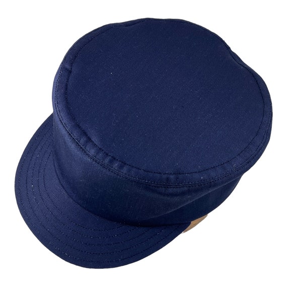 Columbus Buckeyes Vintage Base Ball Team Cap. Select Your Size at Checkout.  Navy Blue Cotton Twill Boxcap With 2 Visor. 