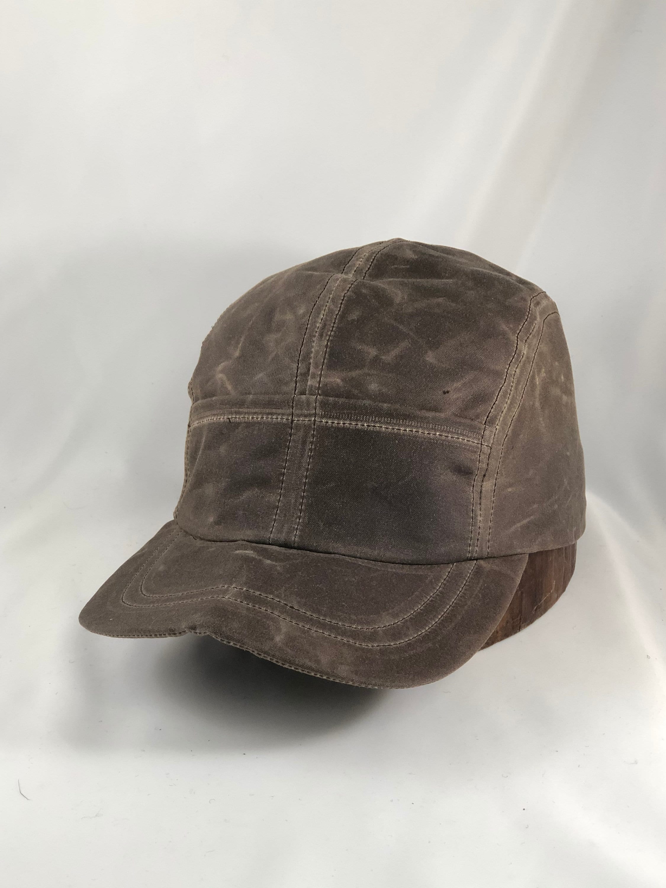 Quint Fishing Cap. Waxed Cotton 4 Panel Cap With Front Pockets. Fitted or  Adjustable, Any Size. 