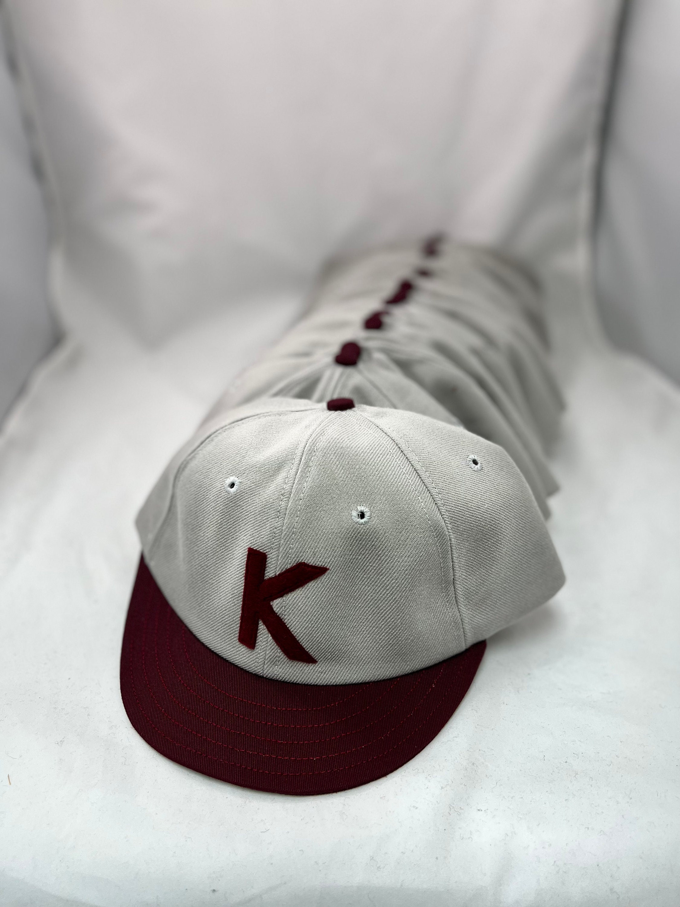 Kingston Guards Vintage Base Ball Team Cap. Acrylic Wool Serge 6 Panel,  Fitted to Any Size. -  Denmark