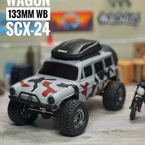 Scx24 Body VDUB Squareback WAGON (133mm WB) (Unpainted)