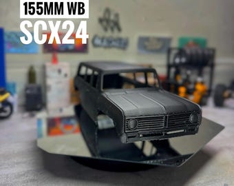 Scx24 Body ‘72 International TravelAll (155mm/Gladiator WB) (Unpainted)