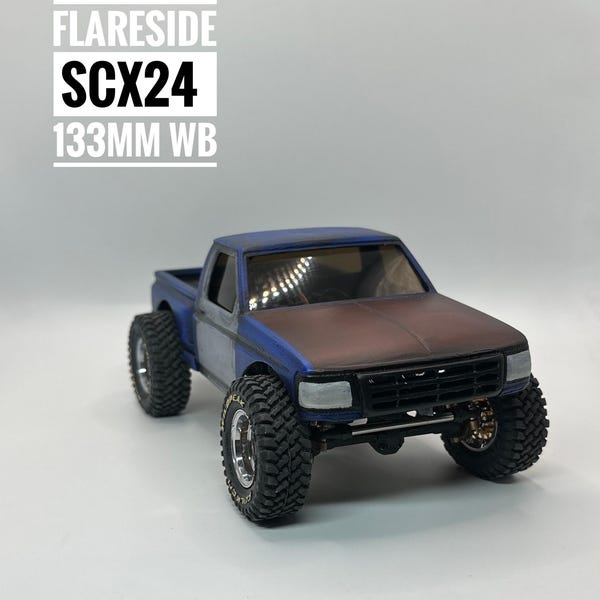 Scx24 92 F-150 Flareside Body(133mm wb) (Unpainted)