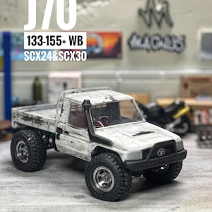 Scx24 Body Yota J70 (155mm WB) (Unpainted)