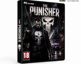 The Punisher 2005 PC — Digital Download, Marvel Action Shooter, Vintage Comic Book Game, Y2K PC Game