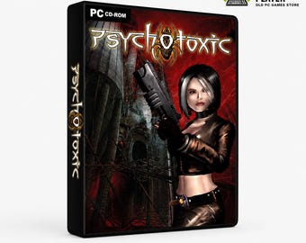 Psychotoxic 2004 PC — Digital Download, Vintage FPS, Cult Classic Sci-Fi Shooter, Y2K PC Game