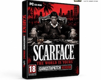 Scarface The World Is Yours 2006 PC — Digital Download, Open World Crime Action, Cult Movie Game