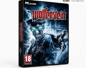 Wolfenstein 2009 PC — Digital Download, Retro FPS Shooter, WW2 Sci-Fi Action, Windows Game Download