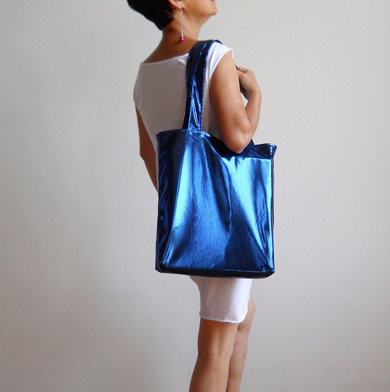 Royal Blue Tote Bag - Kissie