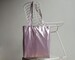 Metallic Lilac or Pink Tote Bag - New York Tote Bag - Magazines Bag - Laptop Tote Bag - Books Bag 