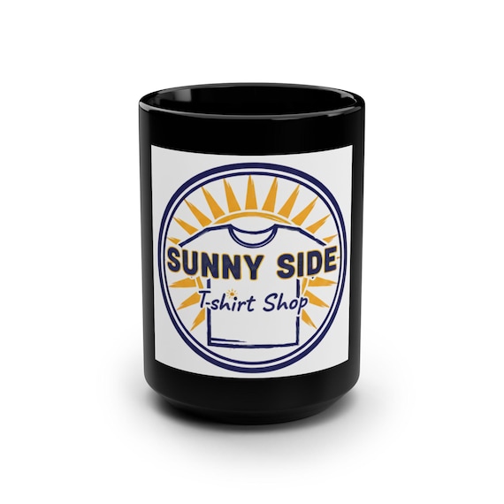 Sunny Side Logo Mug | Black 15oz Ceramic