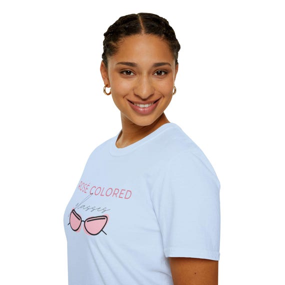 Rosé Colored Glasses T-Shirt | Pink Sunglasses Graphic
