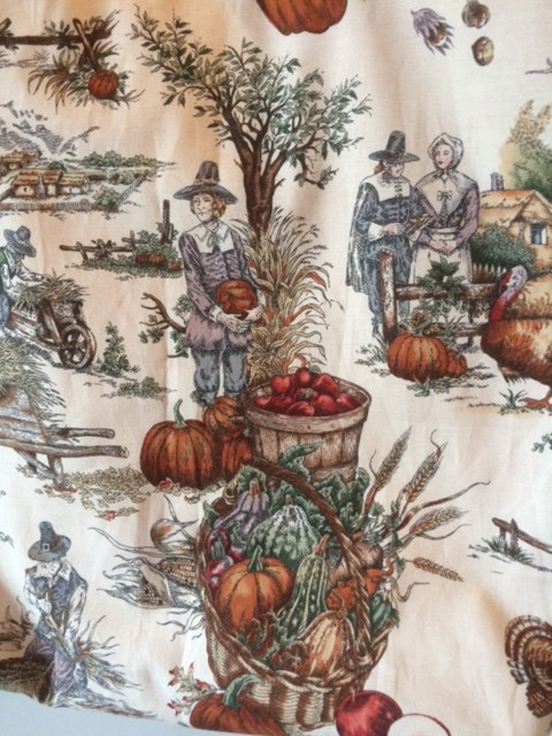 15 Lined handmade tote bag Thanksgiving Fall Festival Tote Bag