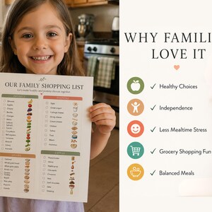 Healthy Choices Kit for Kids | Summer Snacks, Meal Choice Board & Shopping List | Healthy Eating Printable PDF image 5