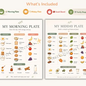 Healthy Choices Kit for Kids | Summer Snacks, Meal Choice Board & Shopping List | Healthy Eating Printable PDF image 2