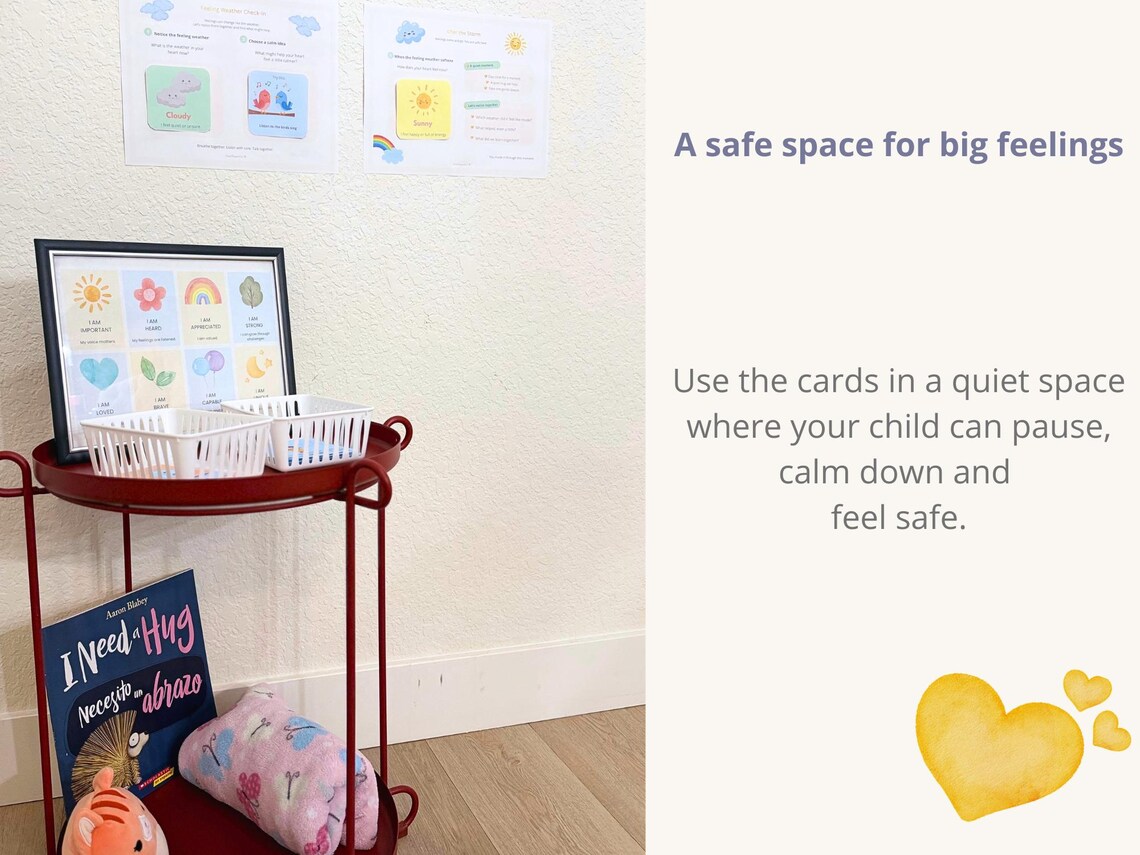 Calm Down Cards for Kids | Emotional Regulation Printable | Calm Corner ...