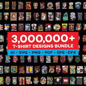 Pack de graphismes pour t-shirts, ensemble de designs pour vêtements, designs streetwear urbains, fichiers d'impression pour vêtements, pack d'illustrations pour t-shirts, designs prêts à imprimer