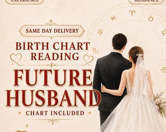 未来の夫の出生図リーディング、結婚のタイミング予測、即日出産占星術レポート