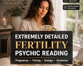Fertility Psychic Reading, Pregnancy Gender Prediction, Conception Tarot Guidance (Same-Hour Delivery)