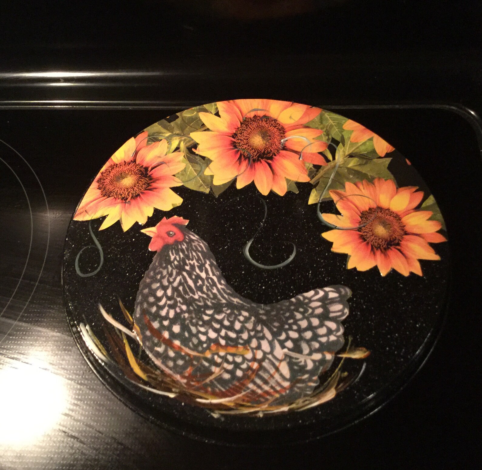 Rooster Hen Stove Burner Covers Housewarming Farm Kitchen Farm Etsy