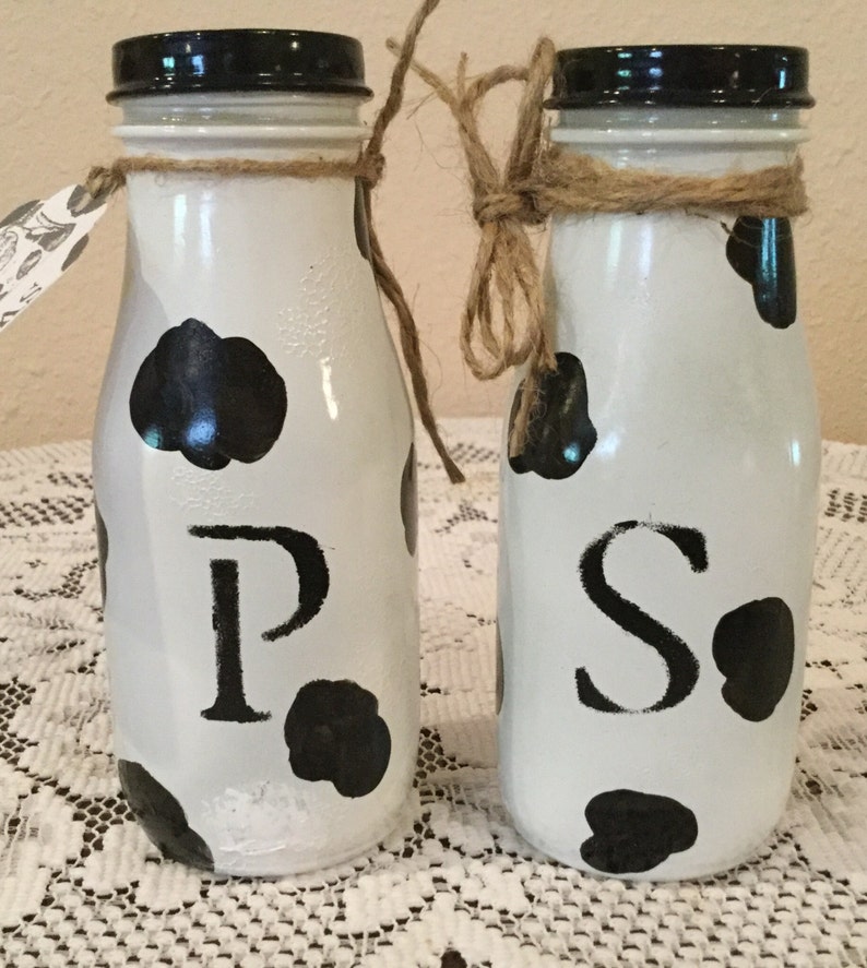 Cow Spots Salt Pepper Shakers CowKitchen Housewarming Gift Cow | Etsy