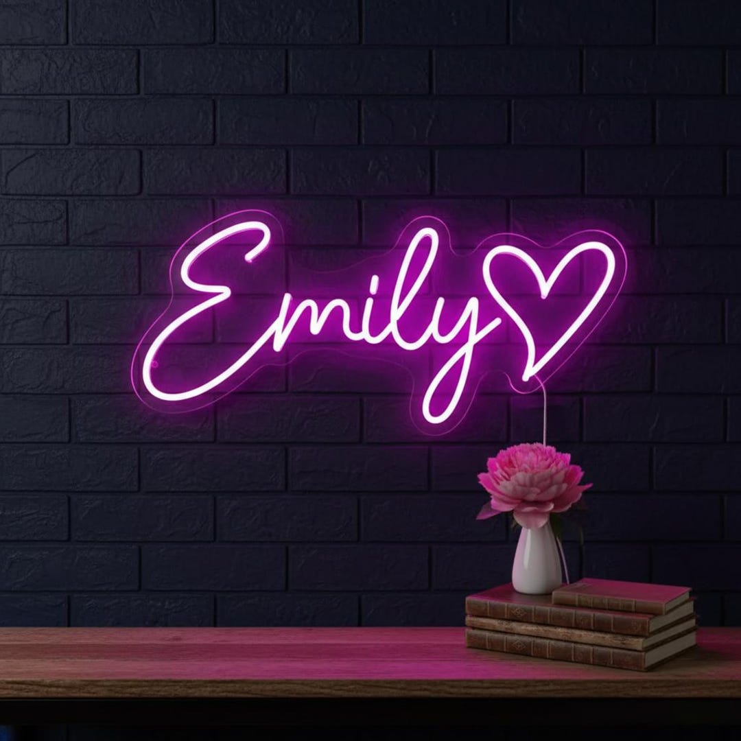 Custom Name LED Neon Sign, Personalized Kids Room Decor - Etsy
