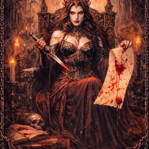 Drottning av Blodens Ed är en odödlig suverän bunden av blod DIGITAL NEDLADDNING