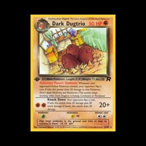 dark dugtrio pokemon card value Having been authenticated and graded Dugtrio - SV03: Obsidian Flames