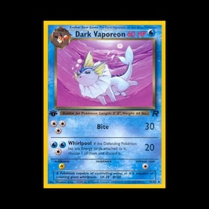 first edition vaporeon pokemon card Pokemon PSA 10 GEM MINT 2000 Vaporeon 1st Edition Jungle Italian Rare Card