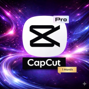 Suscripción mensual a CapCut Pro: funciones avanzadas desbloqueadas, acceso global.