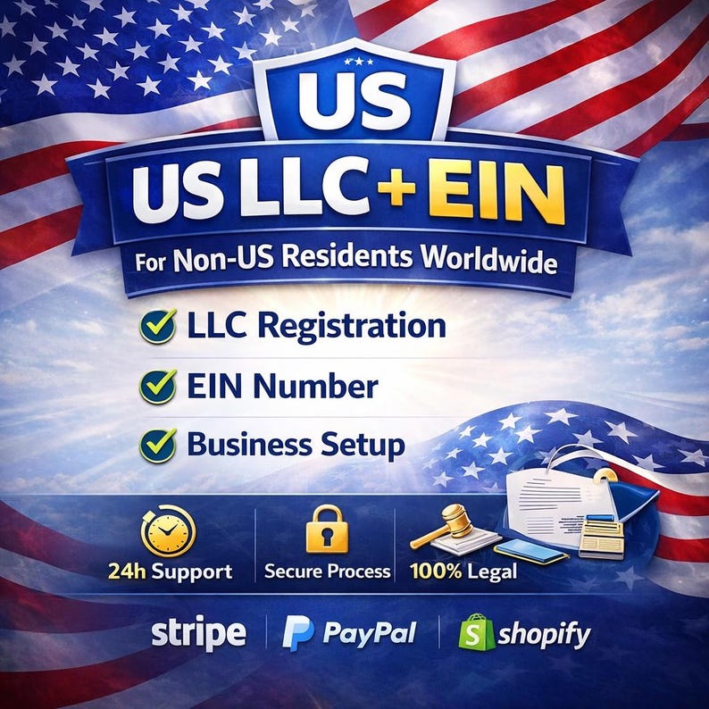 US LLC and EIN Registration for Non-residents: Business Setup Support ...