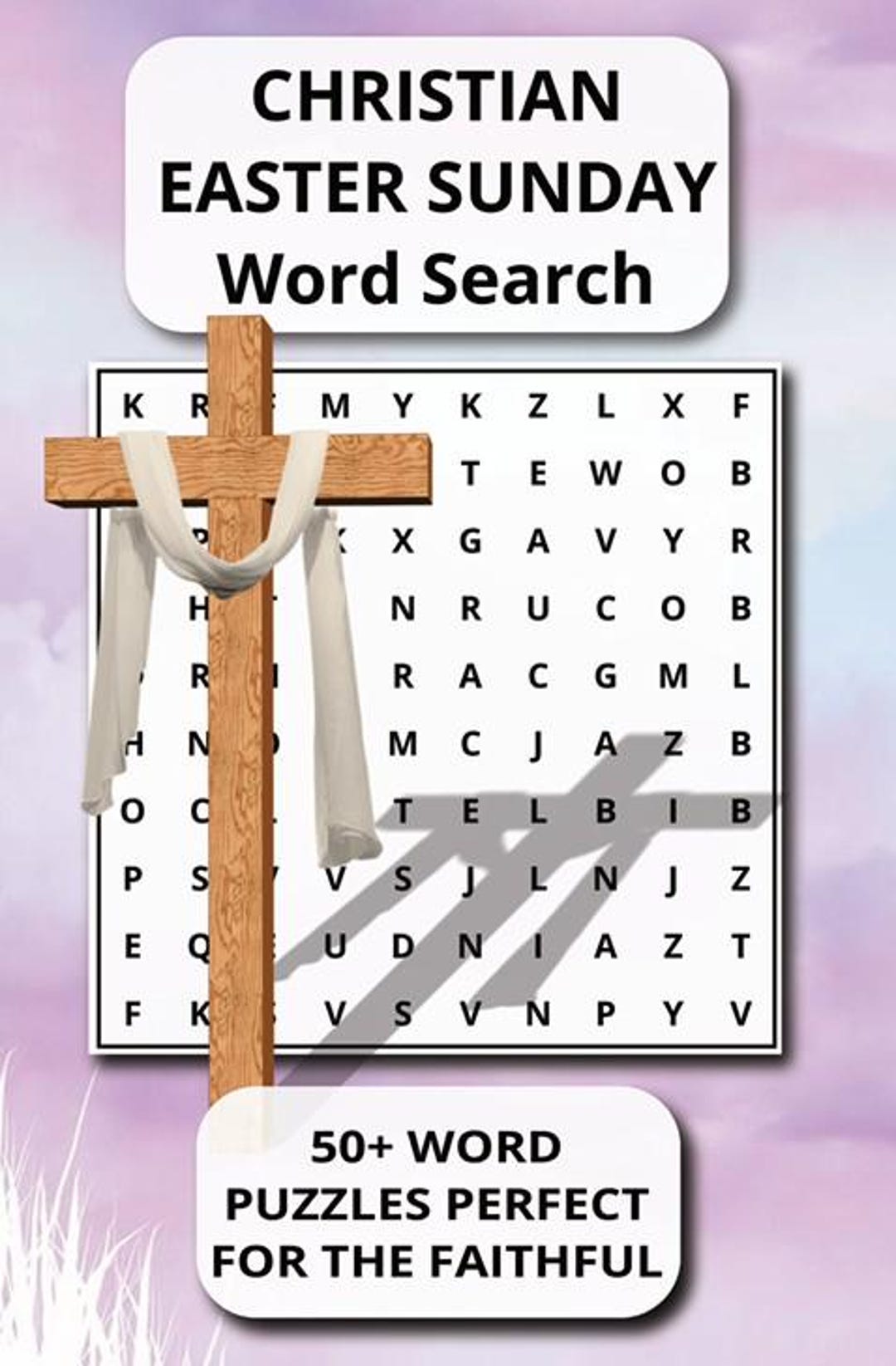 Christian Easter Word Search Puzzle Bible Verse Activity (digital — free download