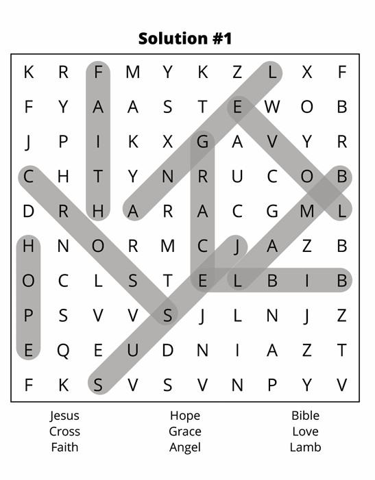 Christian Easter Word Search Puzzle – Bible Verse Activity (digital ...