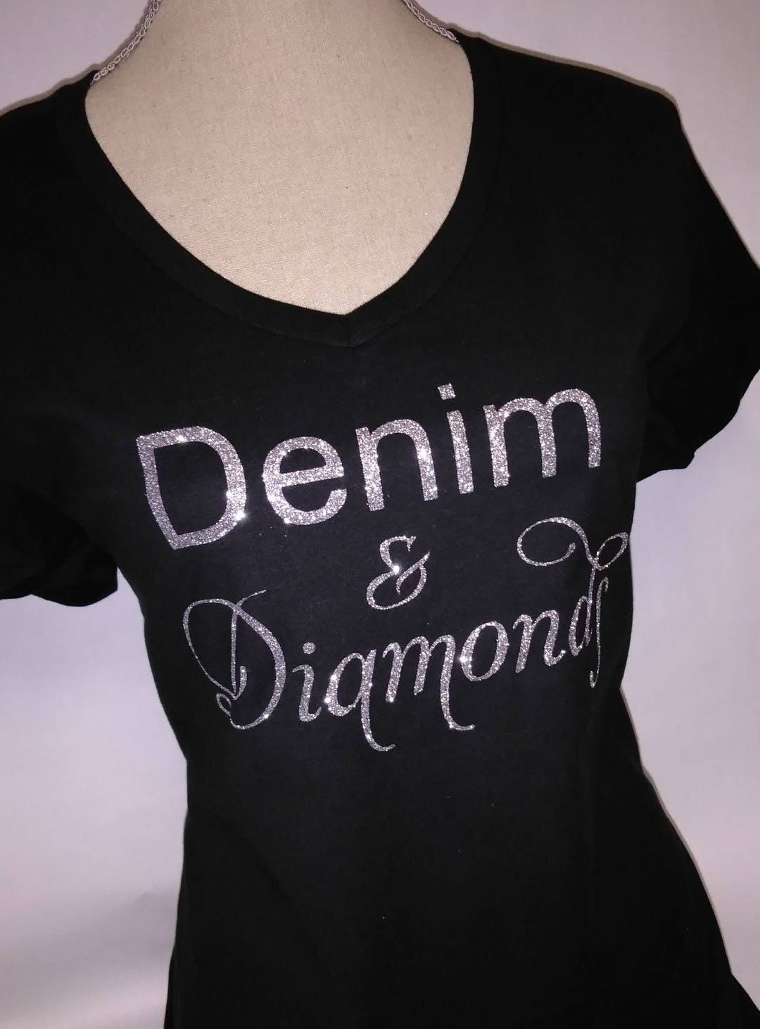 Denim & Diamonds T-shirt Denim and Diamonds Tee Denim 
