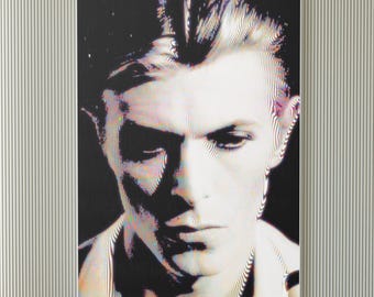 Retro Japanse muziekkunst - Vintage Japanse muurkunst - David Bowie-poster - trendy muziekprint - Japanse muurkunst - poster - muziekkunst