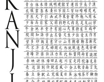 Japanese Kanji SVG Mega Bundle | Traditional Characters, Meanings Guide & Calligraphy Symbols | Svg Dxf Eps Png | Instand Download | Vector